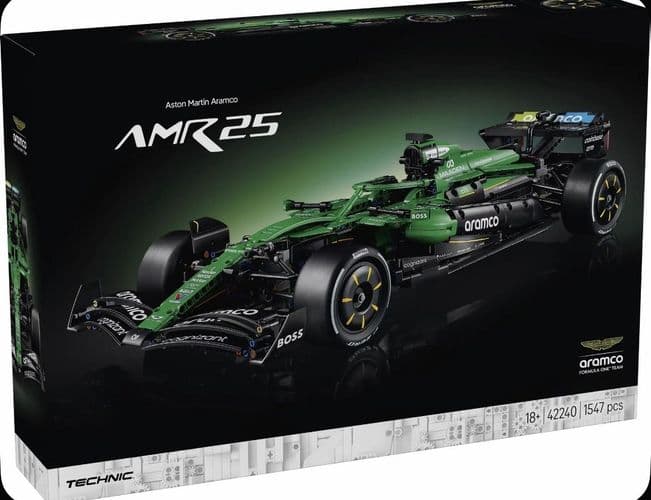 Конструктор Астон Мартин AMR25 Гоночный болид F1, совместимый Technic 42240 2