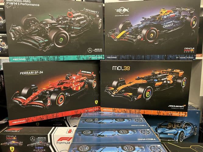 Конструктор Техник Ferrari SF-24 F1 Mercedes-AMG F1 McLaren MCL39 F1 Oracle Red Bull Racing RB20 F1 4