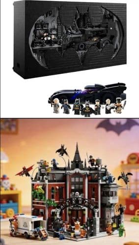Конструктор lego Batman Batmobile 1989, пищера, лечебница