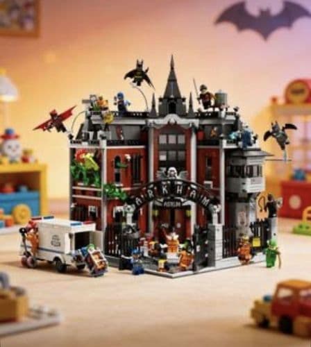 Конструктор lego Batman Batmobile 1989, пищера, лечебница 3