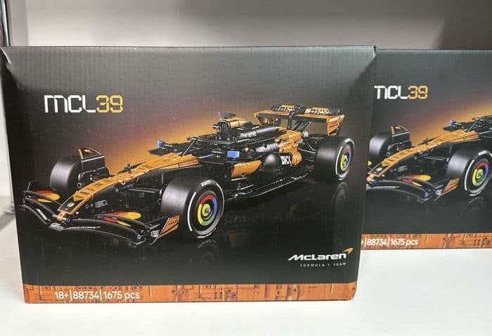 Конструктор LEGO болид McLaren MCL39 f1Мерседес, Феррари, Ред Булл
