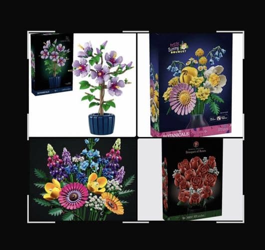 Конструктор lego Botanicals Лего цветы конструктор красные розы орхидея бонсай