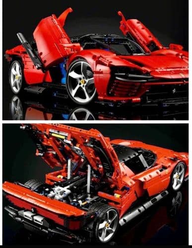Конструктор lego McLaren p1 Ferrari Daytona аналог LEGO 2