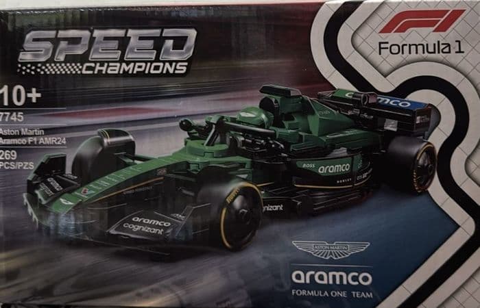 Конструктор Лего болид f1 speed champions аналог LEGO 3