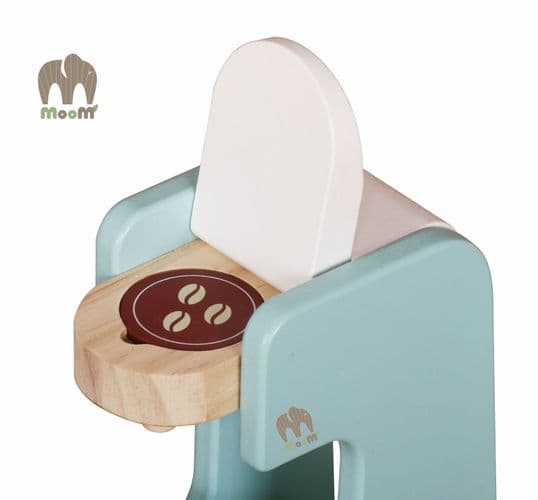 Игрушечный миксер, кофемашина, тостер из дерева 5