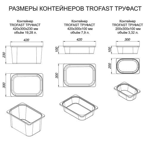 Стеллаж вертикальный 440×300×910, сосна, 3Б контейнера белый, без покраски 4