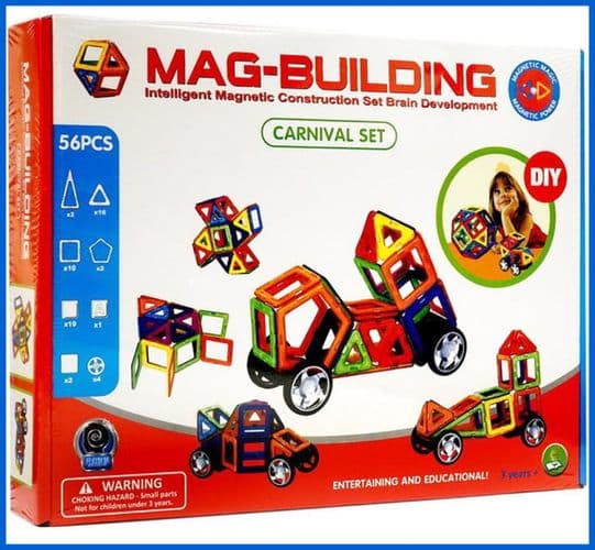 Магнитные конструкторы Mag Building 36, 48, 56 дет 3