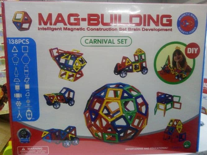 Магнитные конструкторы Mag Building 36, 48, 56 дет 5