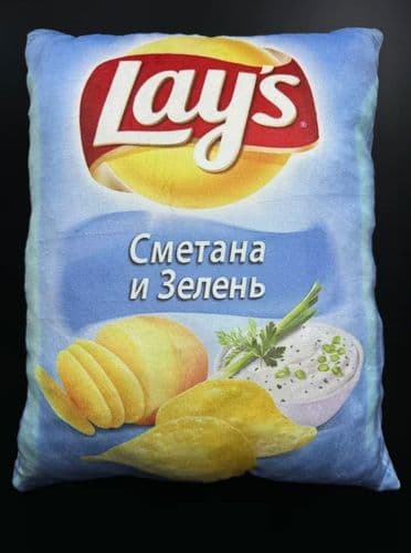 Декоративная подушка чипсы Lays Лейс, 45х30 см 2