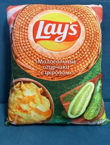 Декоративная подушка чипсы Lays Лейс, 45х30 см 4