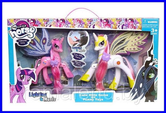 Пони My Little Pony Селестия, Луна, Рарити, Пинки Пай, Рэйнбоу-Радуга Дэш, Флаттершай, Эпплджек 5