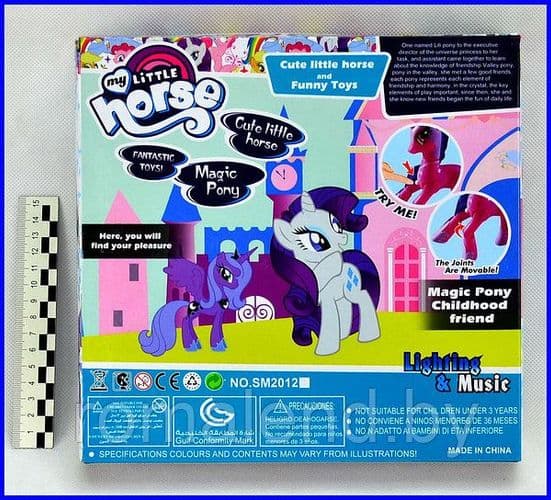 Пони My Little Pony Селестия, Луна, Рарити, Пинки Пай, Рэйнбоу-Радуга Дэш, Флаттершай, Эпплджек 2