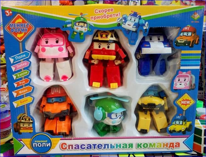 Трансформеры Робокары, набор Спасатальная команда