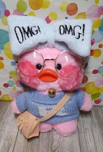 Мягкая игрушка уточка лалафанфан (lalafanfan duck) 5