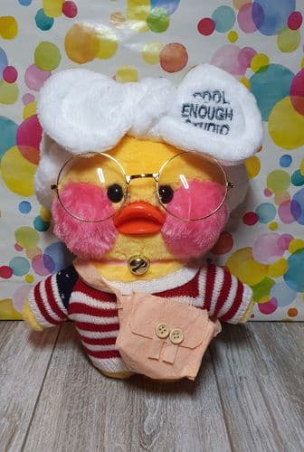 Мягкая игрушка уточка лалафанфан (lalafanfan duck) 4