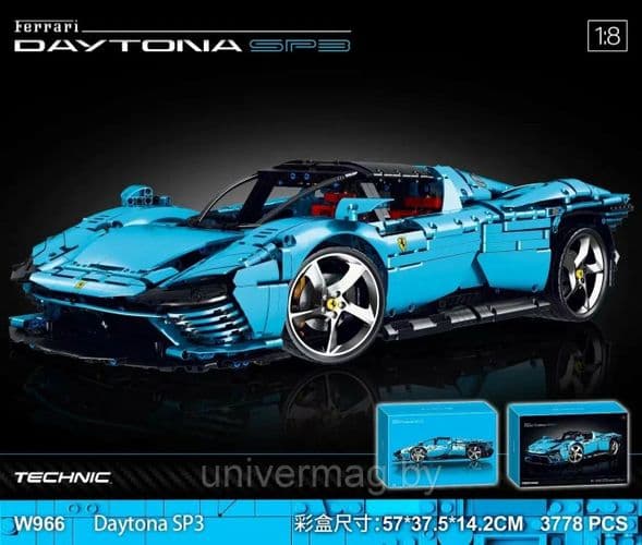 Конструктор для детей Техник Ferrari Daytona W966 3778 дет.