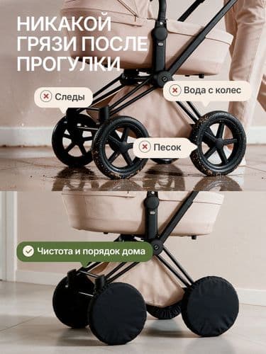 Чехлы на колеса коляски 2