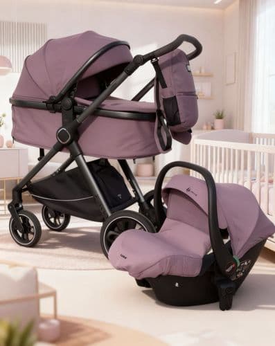 Коляска трансформер Luxmom 560 3 в 1 4
