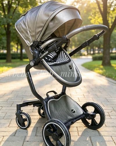 Коляска детская 2 в 1 Luxmom A68 5