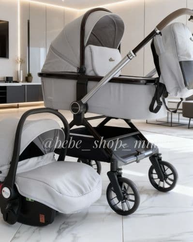 Коляска Luxmom B1 2 в 1 с перекидной ручкой