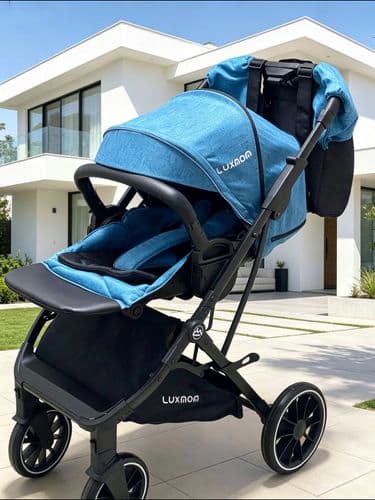 Прогулочная коляска с реверсивным блоком Luxmom 3