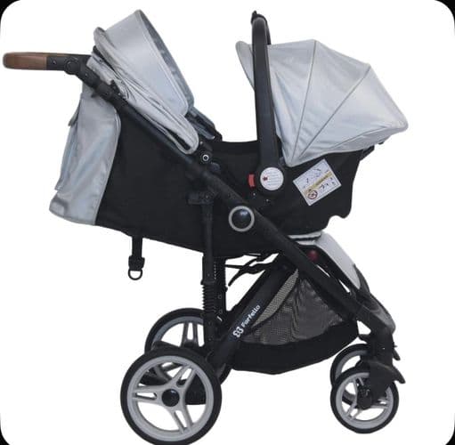 Коляска детская прогулочная Bino Angel comfort с автолюлькой 5
