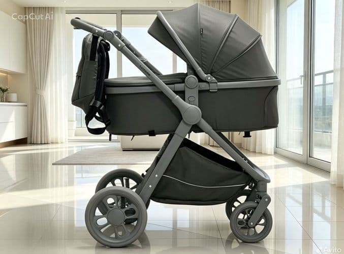 Коляска трансформер 2 в 1 Luxmom 530 2