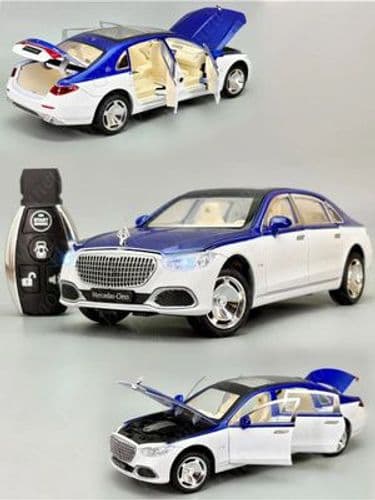 Металлическая модель Mercedes-Maybach S680 (масштаб 1:24) с функцией управления от брелка