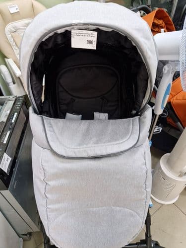 НоваяКоляска 2 в 1 RIKO BASIX BELLA LIFE GREY 3