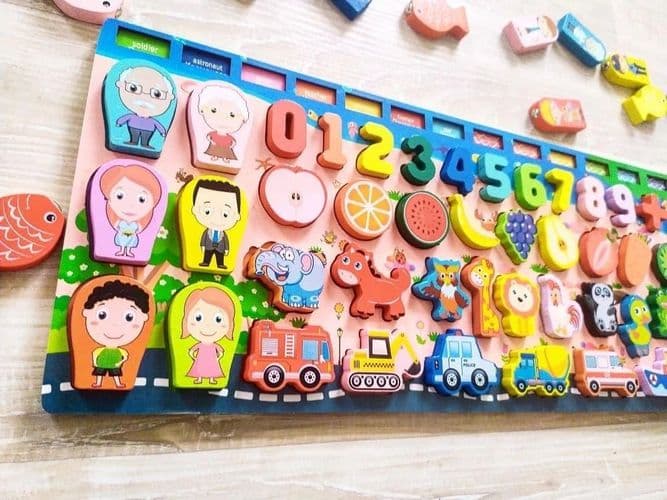 Развивающая игра Монтессори ''Магнитная рыбалка'' 2