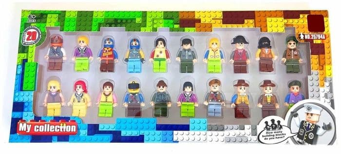 Человечки Лего Lego Minecraft 20 шт, фигурки герои серия майнкрафт my world, конструктор аналог лего