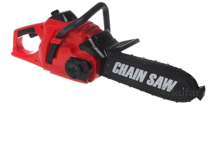 Детская большая игровая бензопила 50 см инструмент детский Power Tools 3