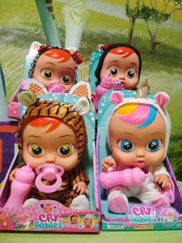 Детская Кукла-пупс Baby Cry интерактивная говорящая, Baby Пупс Cry Babies плачущие куклы 3