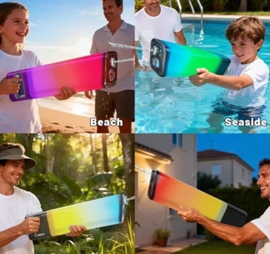 Электронный водяной пистолет-автомат Water Blaster 4