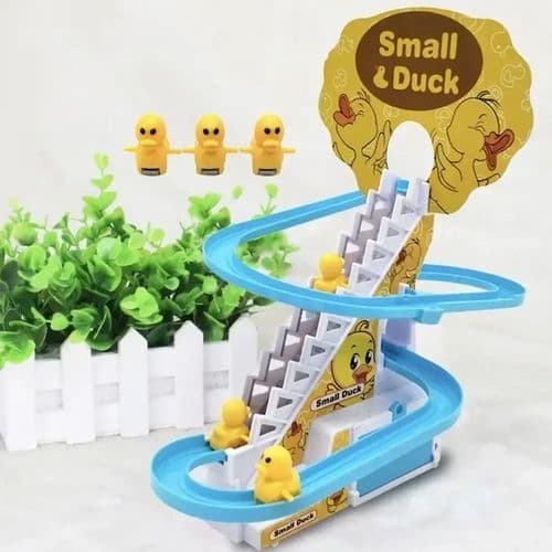 Детская интерактивная игрушка Утята на горке Small Duck, музыкальные развивающие игрушки антистресс 4