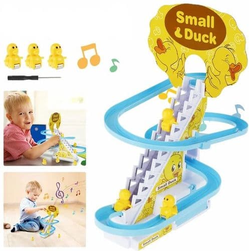 Детская интерактивная игрушка Утята на горке Small Duck, музыкальные развивающие игрушки антистресс