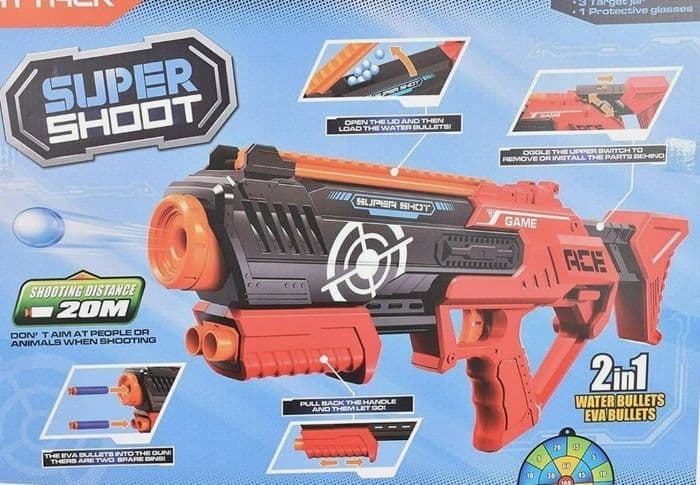 Бластер 2BULLETSGUN 4