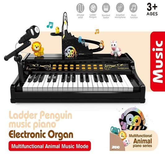 Детский синтезатор Bigfun, пианино, микрофон, USB, MP3, запись, 49 клавиш, 61 клавиша 2