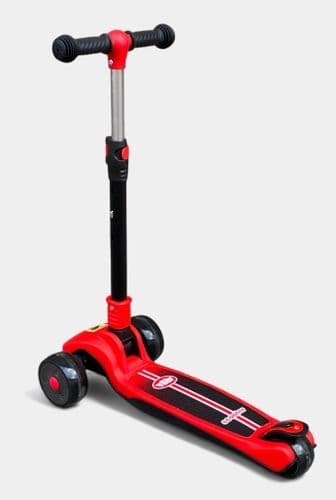 Самокат складной Scooter MAXI Ferrari широкие колеса, самокат трехколесный 2-9 лет ДОСТАВКА 5