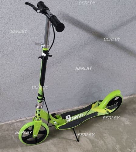 Самокат Scooter 3623B двухколесный, складной, подростковый с ручным тормозом ДОСТАВКА 3
