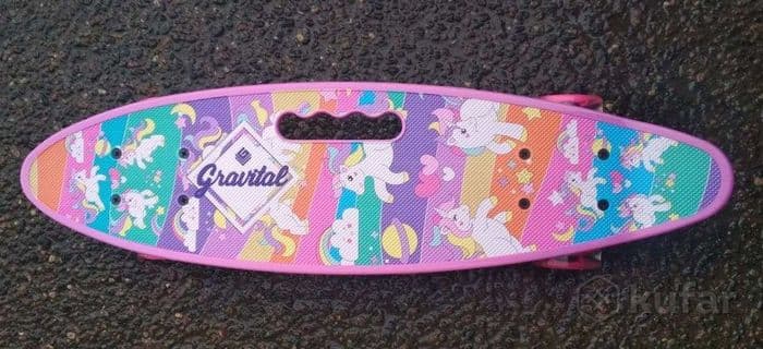 Скейтборд, пенниборд СВЕТЯЩИЕСЯ колеса, пенниборд для начинающих Penny Board, светящиеся колеса 4