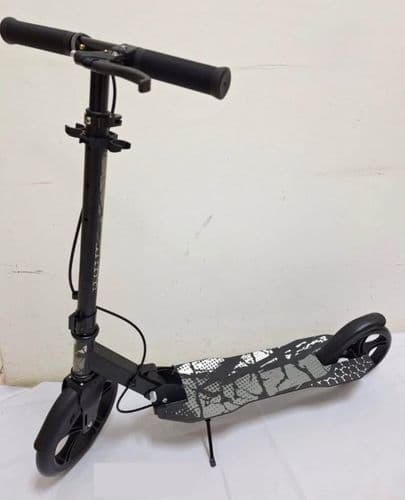 Самокат двухколесный SCOOTER городской, подростковый, складной БОЛЬШИЕ колеса 220 мм, ДОСТАВКА 3