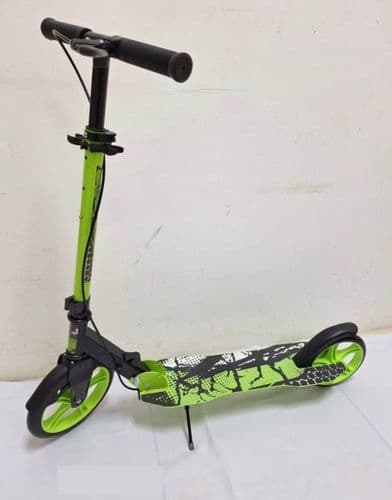 Самокат двухколесный SCOOTER городской, подростковый, складной БОЛЬШИЕ колеса 220 мм, ДОСТАВКА 2