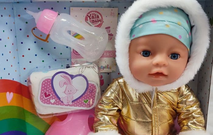 Пупс большой в коробке кукла Yala Baby
