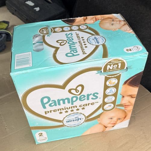Подгузники pampers premium care 2 160шт 1