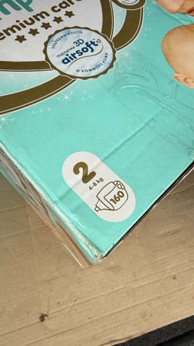 Подгузники pampers premium care 2 160шт 2