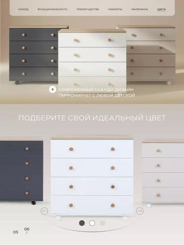 СТИЛЬНЫЙ КОМОД С УДОБНОЙ ПЕЛЕНАЛЬНОЙ ДОСКОЙ 2