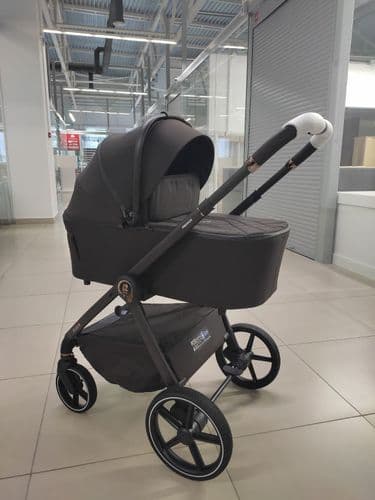 Модульная коляска Dada Prams Flux+шоколад/2 в 1/Польша