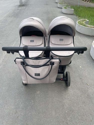 Коляска для двойни Adamex LEO DUO 2в1 или 3в1 НОВАЯ 5