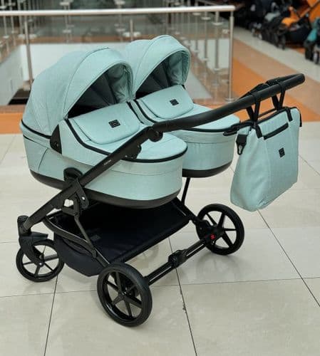 Коляска для двойни Adamex LEO DUO 2в1 или 3в1 НОВАЯ